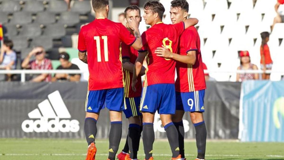 La selección española sub'21 aún puede pasar como primera o segunda de grupo
