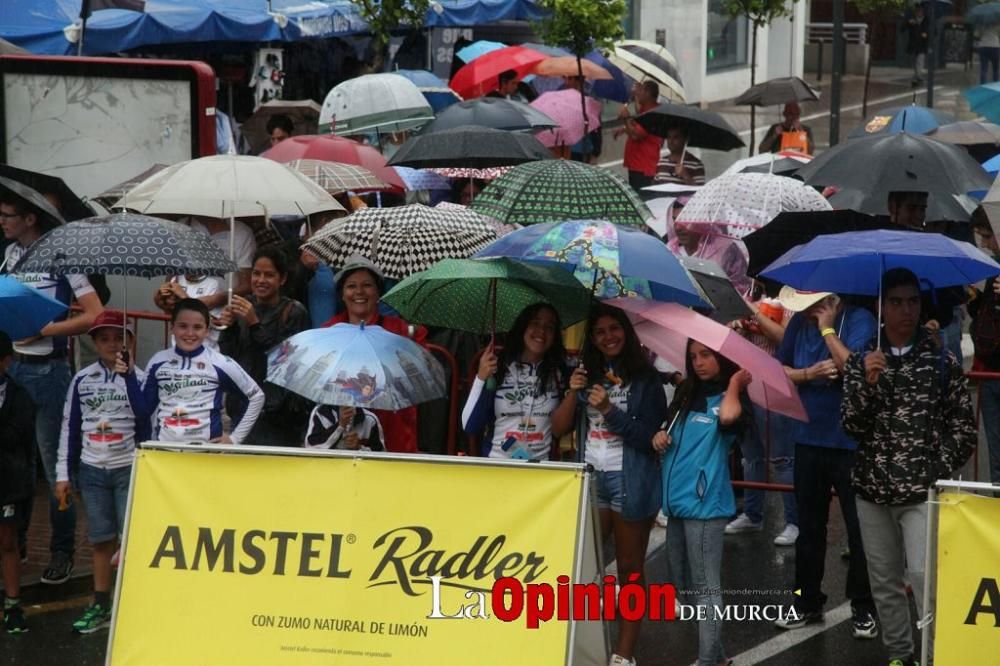 Salida de la Vuelta Ciclista a España desde Lorca