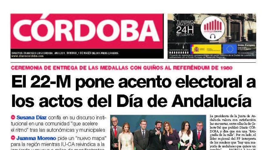 La portada de CÓRDOBA