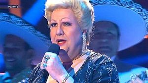 Florentino Fernández va recrear Paquita la del Barrio (Antena 3 TV).