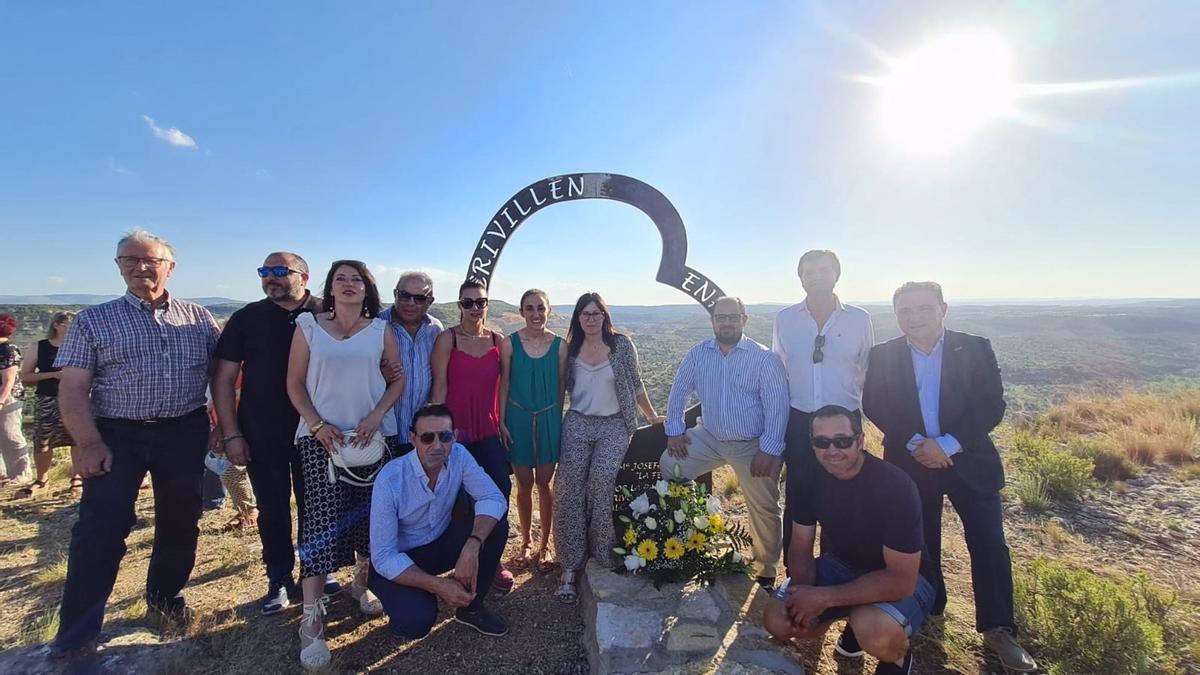 Homenaje a la alcaldesa fallecida de Crivillén, María José Lecina.