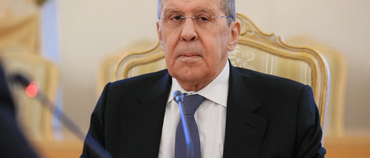 El ministro ruso de Exteriores, Serguéi Lavrov.