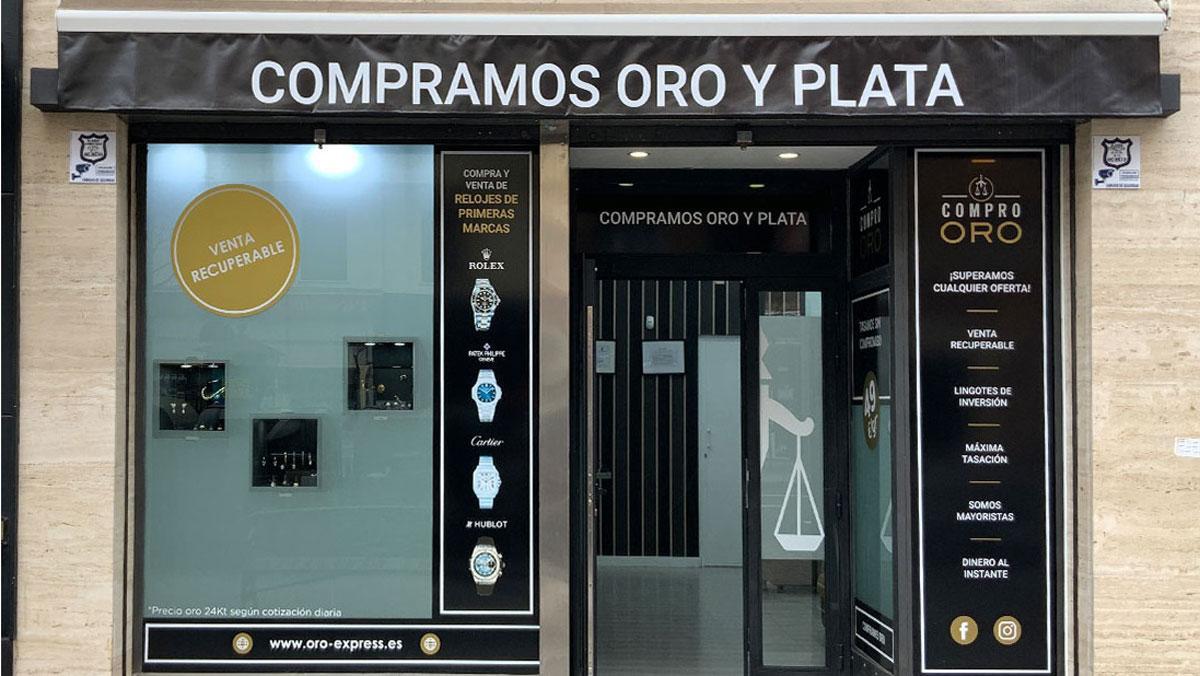 Una de los locales de Oro Express en Barcelona.