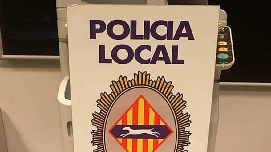 Bolsitas de marihuana intervenidas por la Policía Local a un joven en Inca.