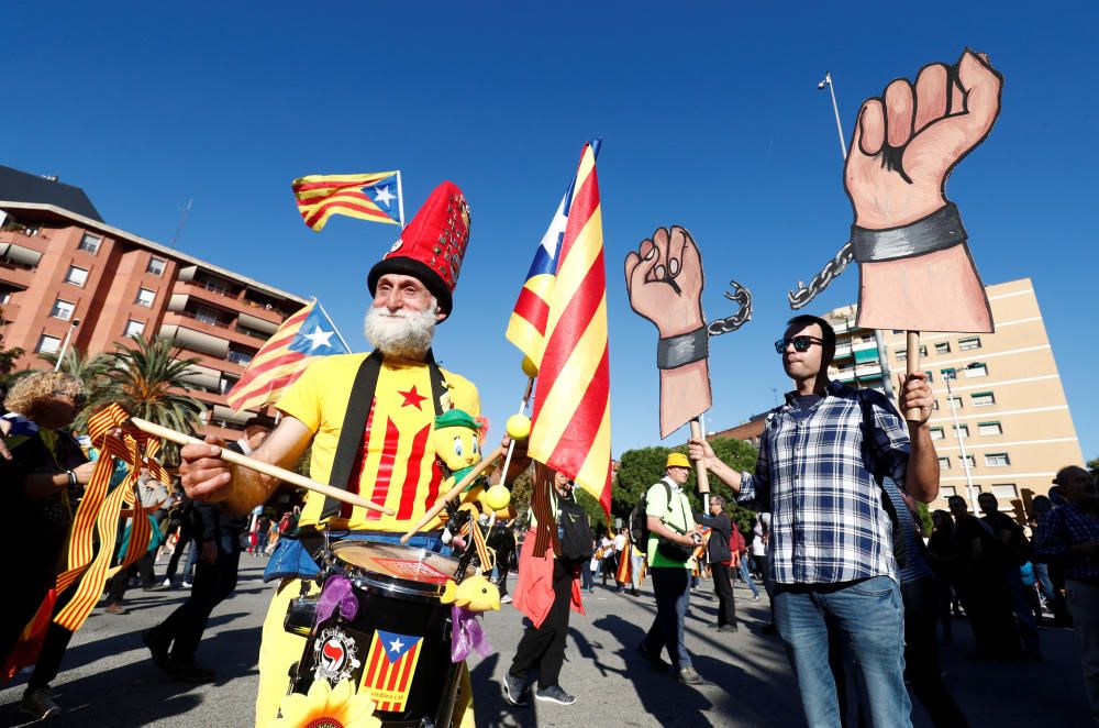 El independentismo se manifiesta en Barcelona