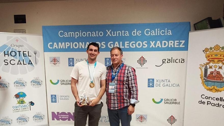 Julio Suárez, campeón gallego de partidas relámpago