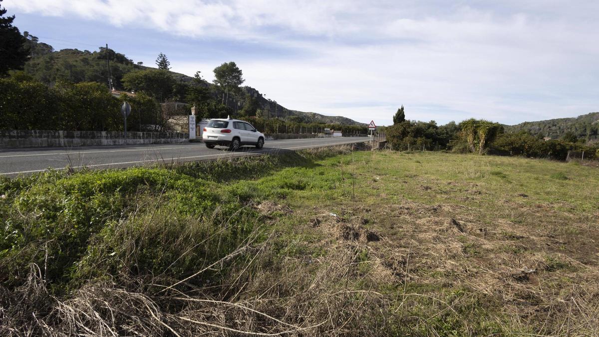 Una parcela abandonada, en una imagen de esta semana.