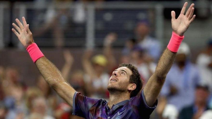 Del Potro salva dos match ball y se cruza en cuartos con Federer