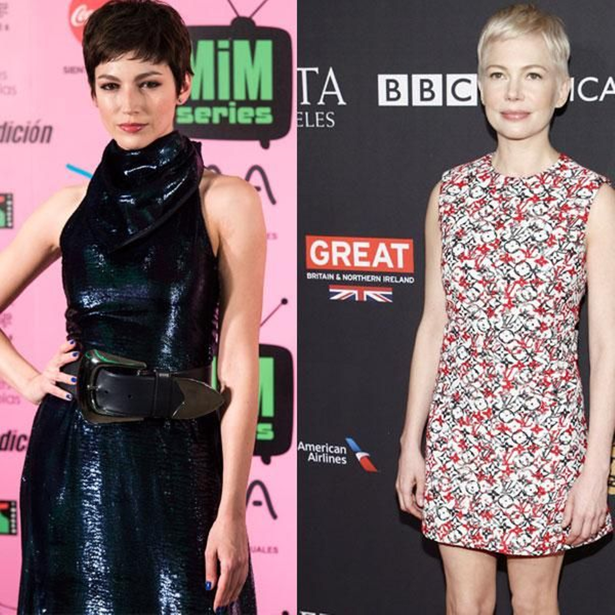 Corte pixie de Úrsula Corberó y Michelle Williams