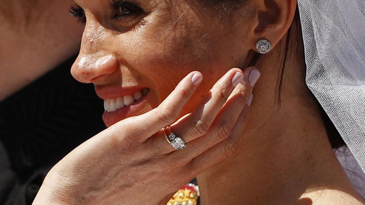 Esmalte de uñas de Meghan Markle el día de su boda