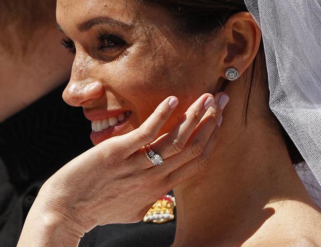 Esmalte de uñas de Meghan Markle el día de su boda