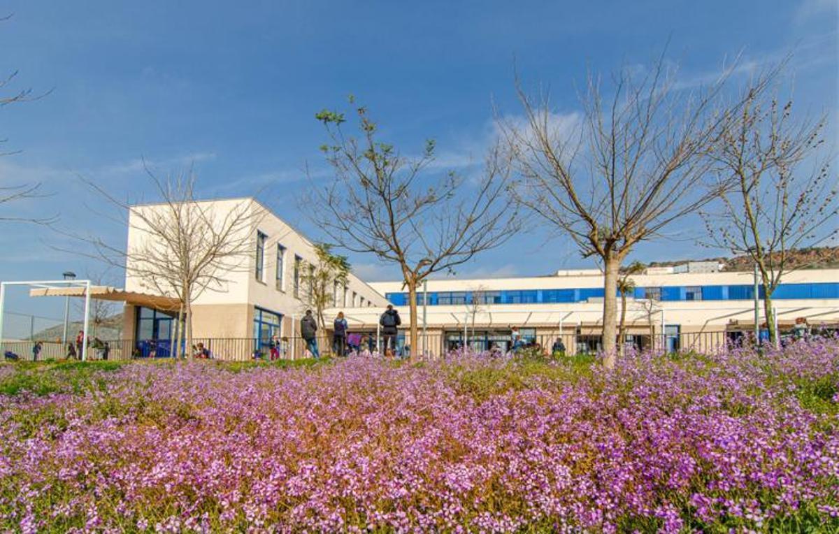 Vista exterior del CEIP Evaristo Calatayud, abierto desde hace diez años.