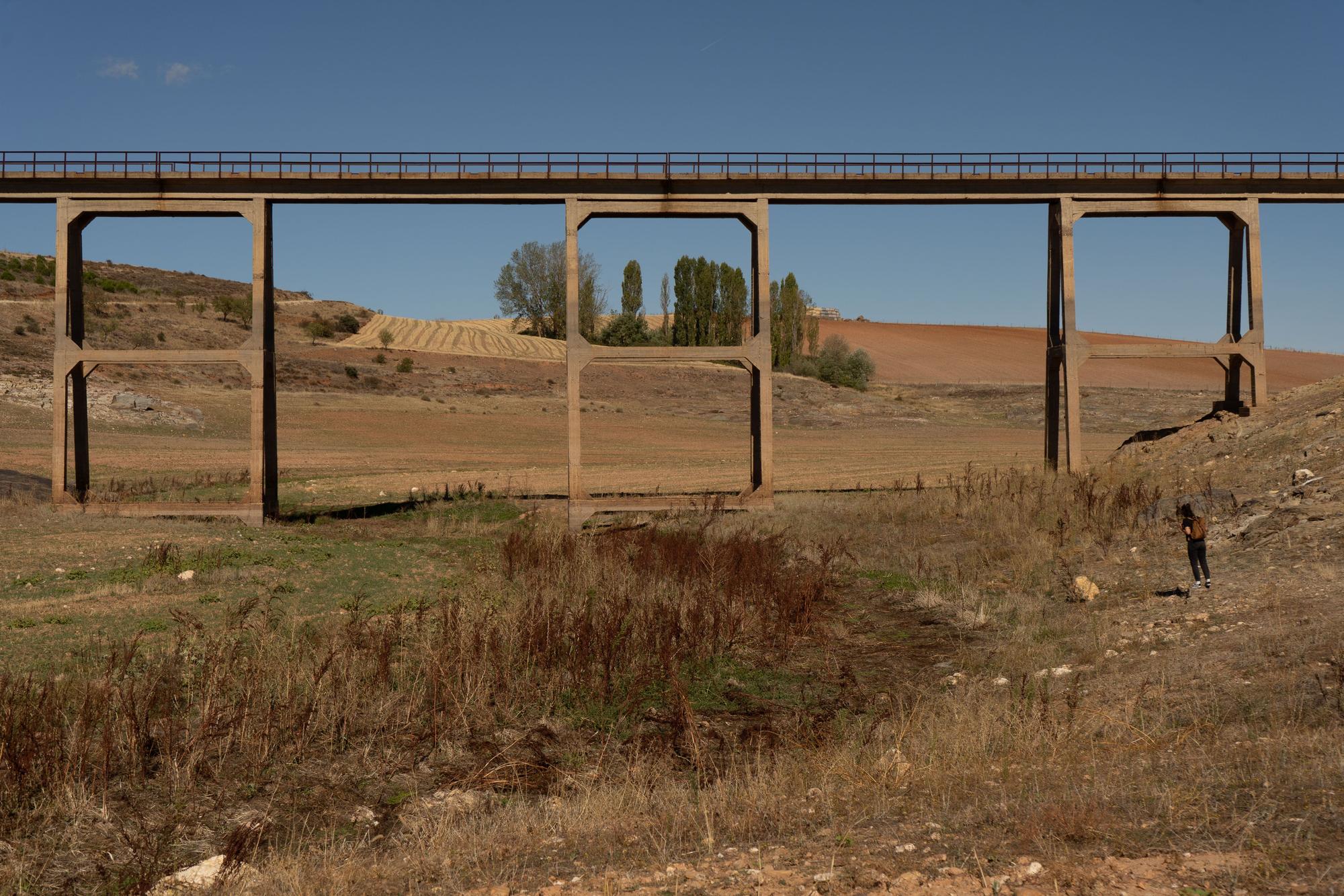 GALERÍA | Las imágenes del estado del embalse de Ricobayo hoy: al 18% de su capacidad