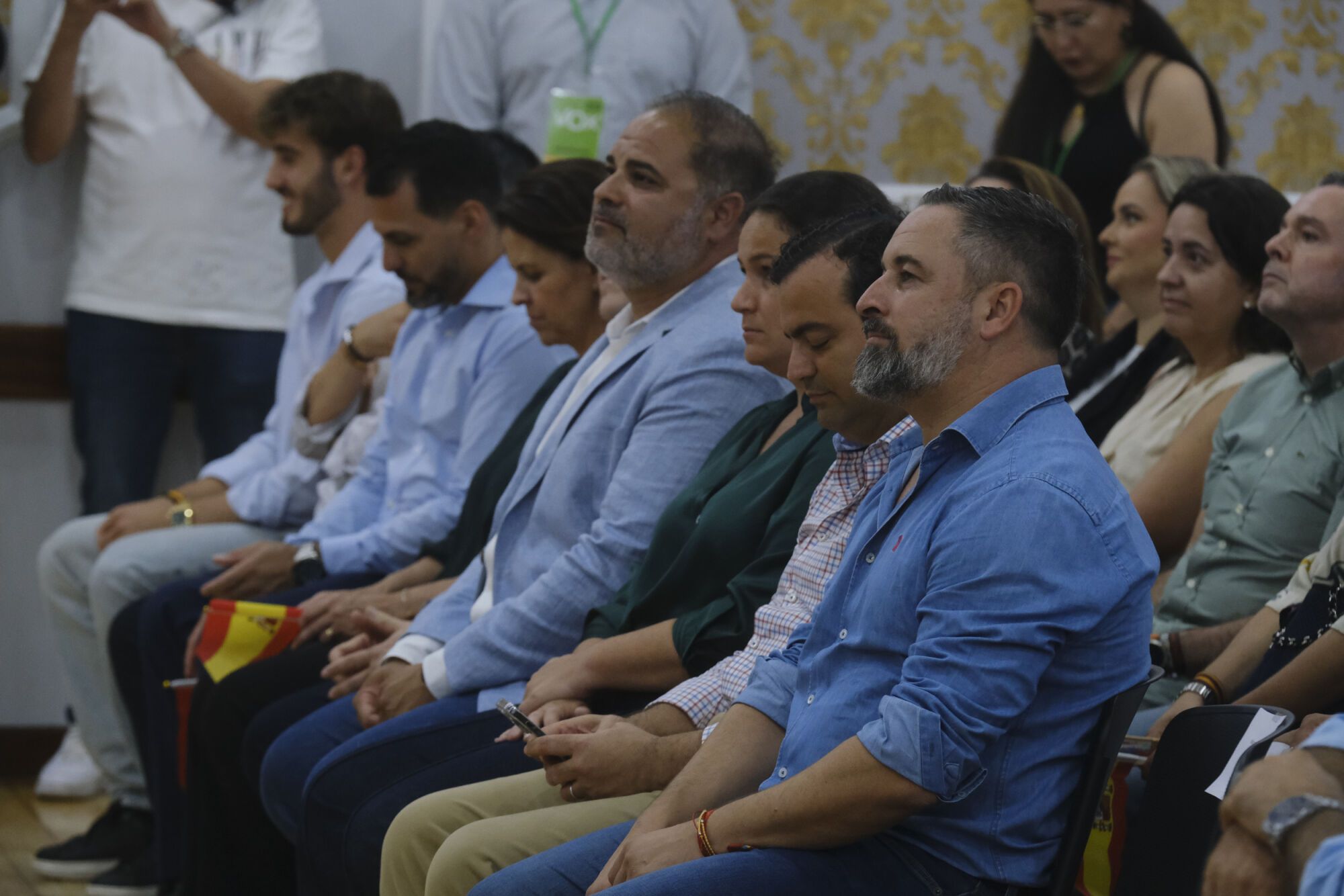 Acto de Santiago Abascal en el Círculo Mercantil