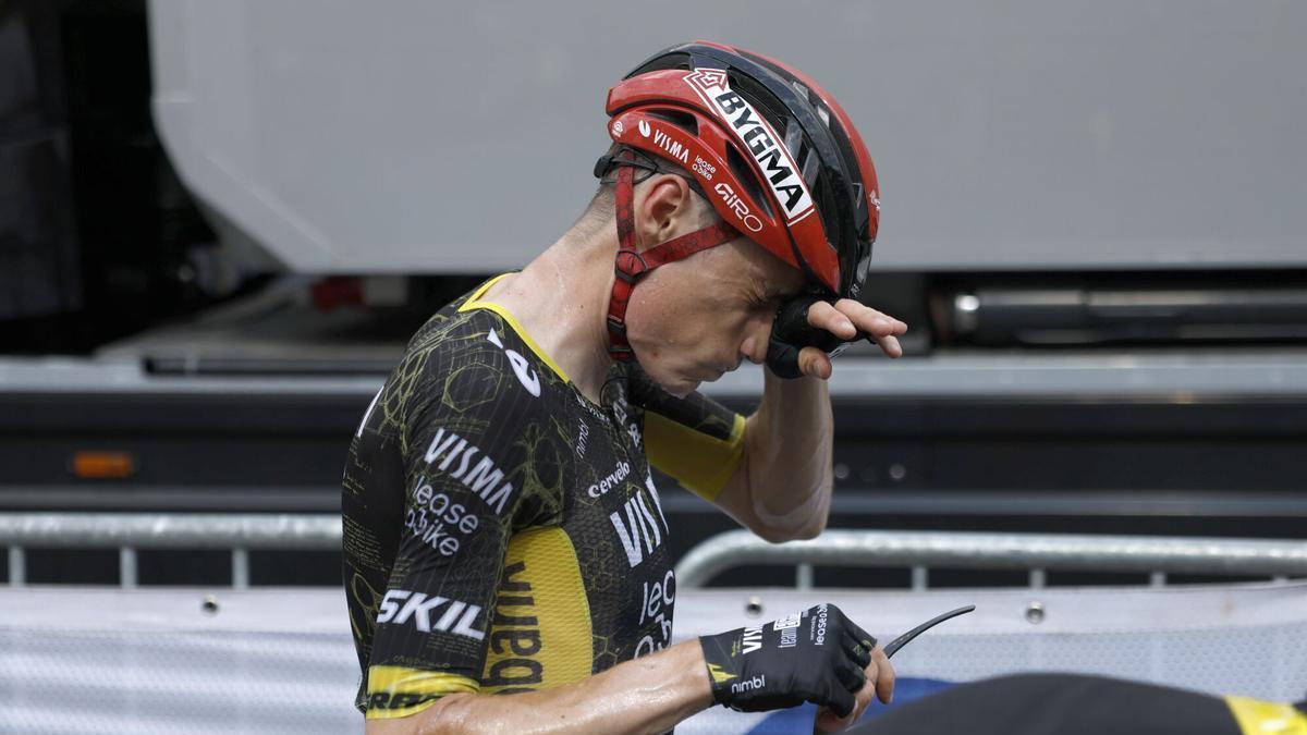 Jonas Vingegaard, durante este Tour de Francia.