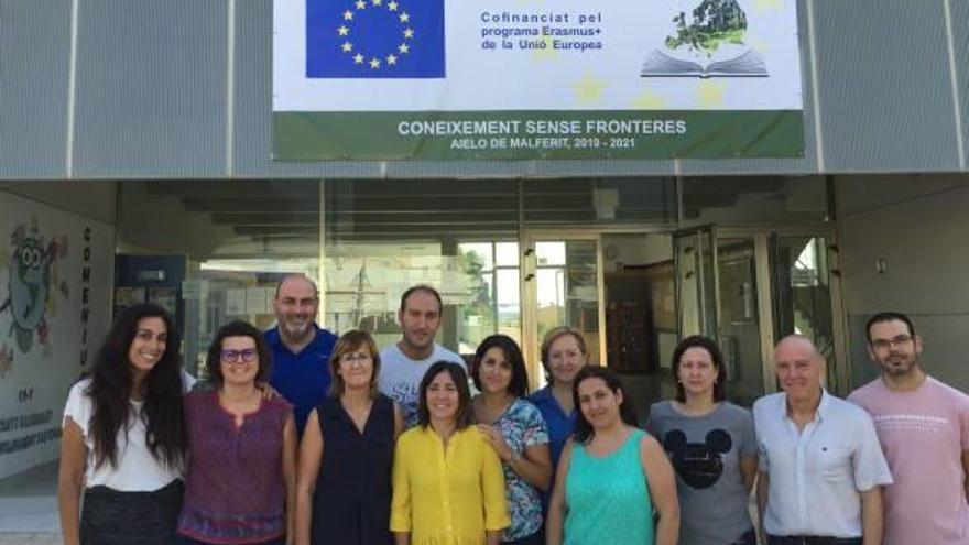 El colegio de Aielo participa en un proyecto Erasmus de formación docente