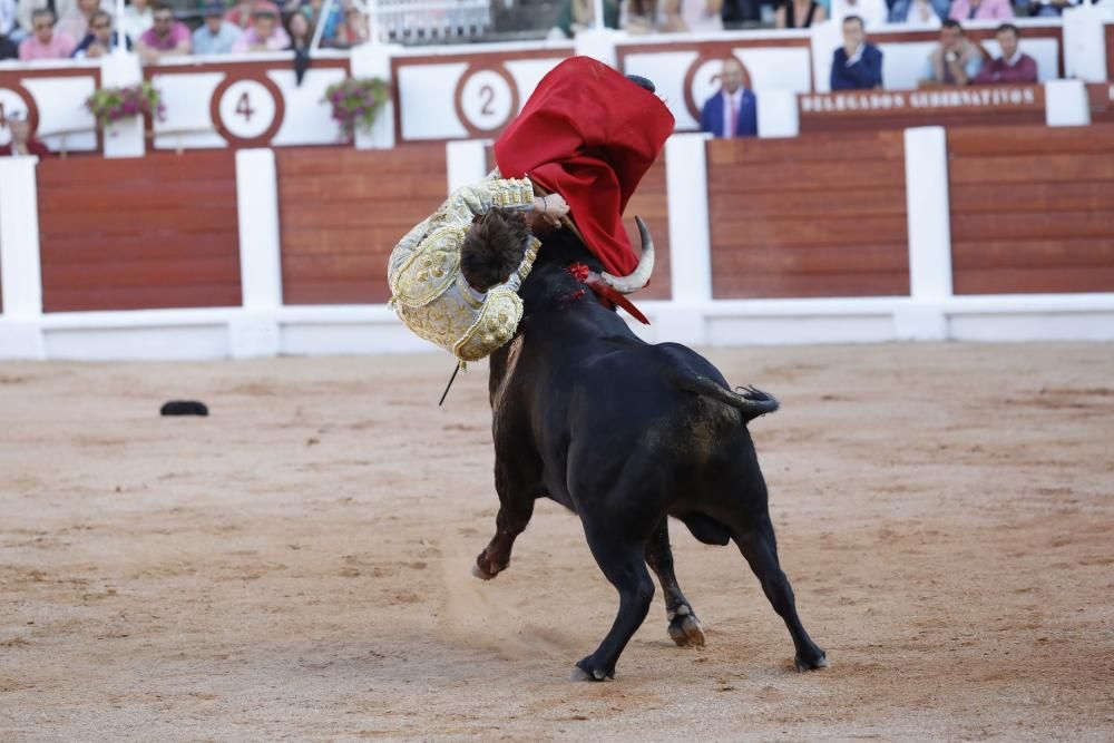 Así fue la cogida del novillero José F. Molina