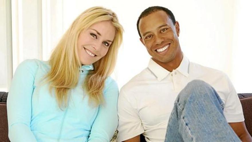 Lindsey Vonn y Tiger Woods confirman su relación sentimental REUTER