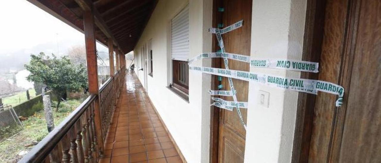 El hostal de Mondariz donde ocurrió el crimen: víctima y acusado eran vecinos de habitación.