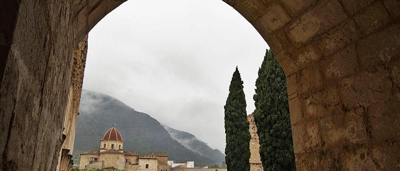 Una imagen del Real Monasterio de Santa María de la Valldigna tomada esta misma semana. | PERALES IBORRA
