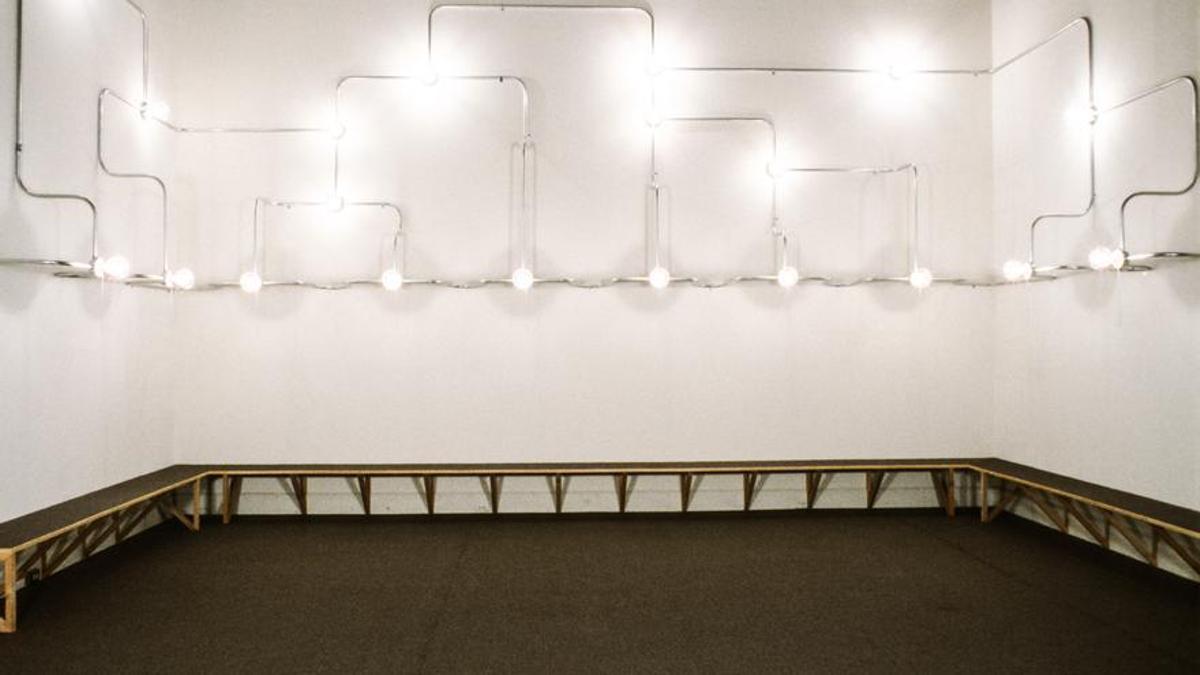 La obra de Nancy Holt 'Electrical lighthing for reading room', que podrá verse en el Macba.