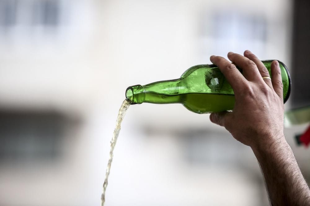 Gran fiesta de la sidra en Gijón