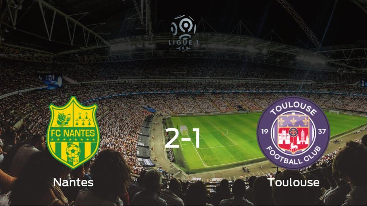 El FC Nantes consigue la victoria en casa frente al FC Toulouse (2-1)