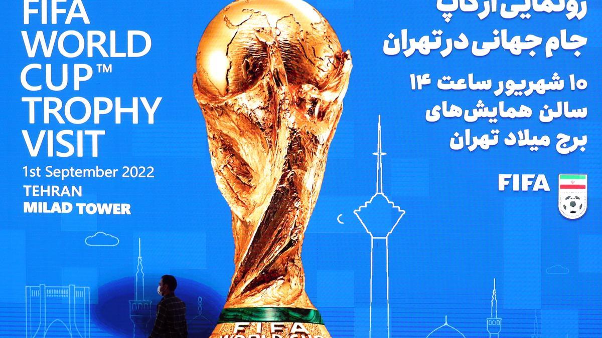 FIFA World Cup Trophy arrives in Tehran