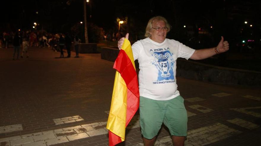 Los murcianos celebran la Champions del Real Madrid en la Circular