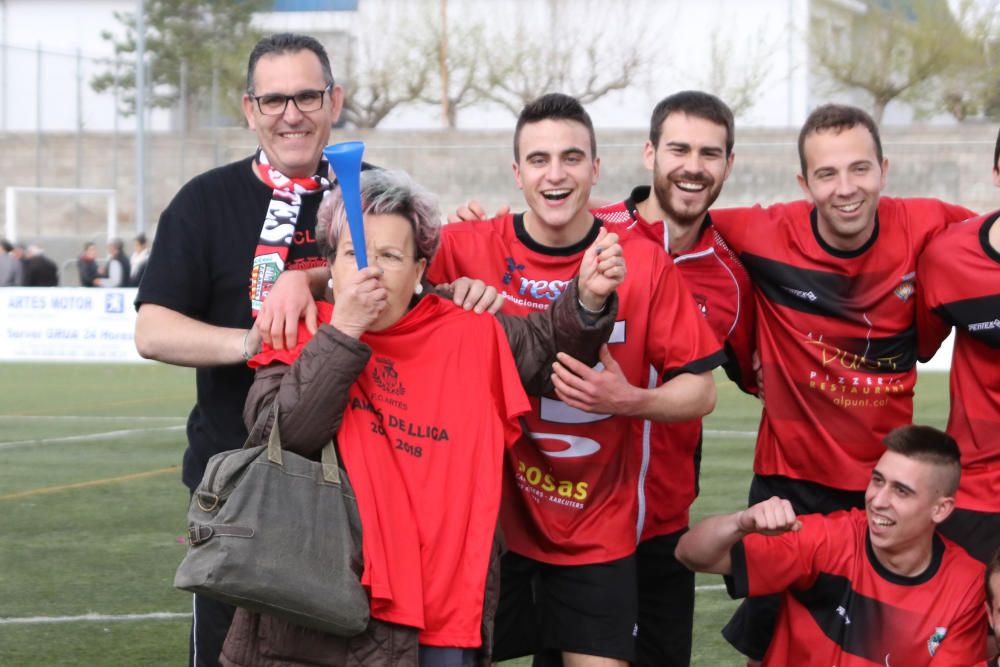 L''Artés goleja i puja a Tercera Catalana