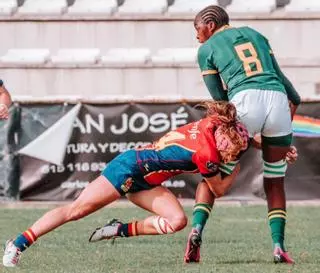 Clara Piquero, de jugar al béisbol en Gijón a anotar cuatro ensayos en la final del Europeo de rugby con España