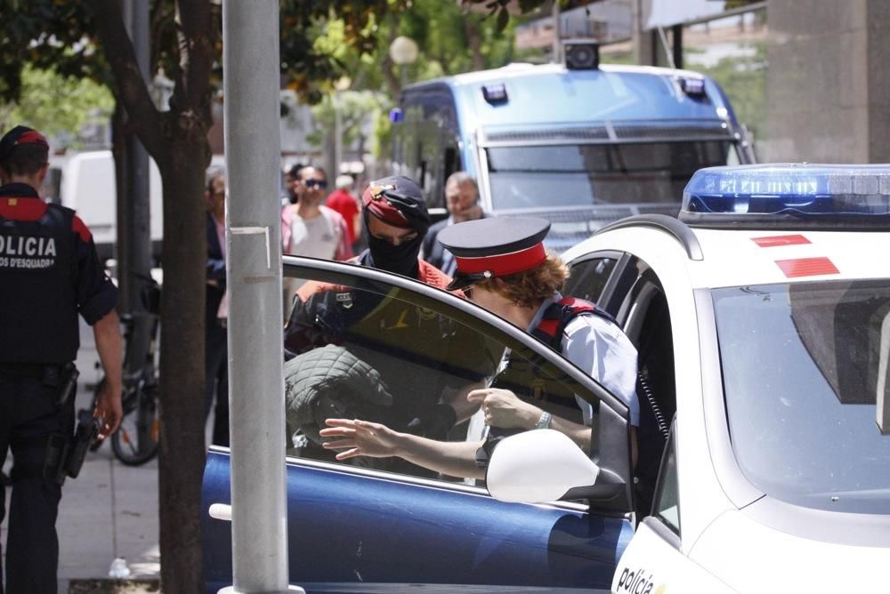 Escorcoll dels domicilis dels detinguts per la mort de Jordi Comas