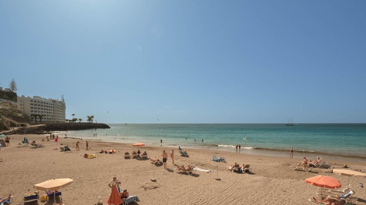 Playa de Patalavaca, en Mogán.