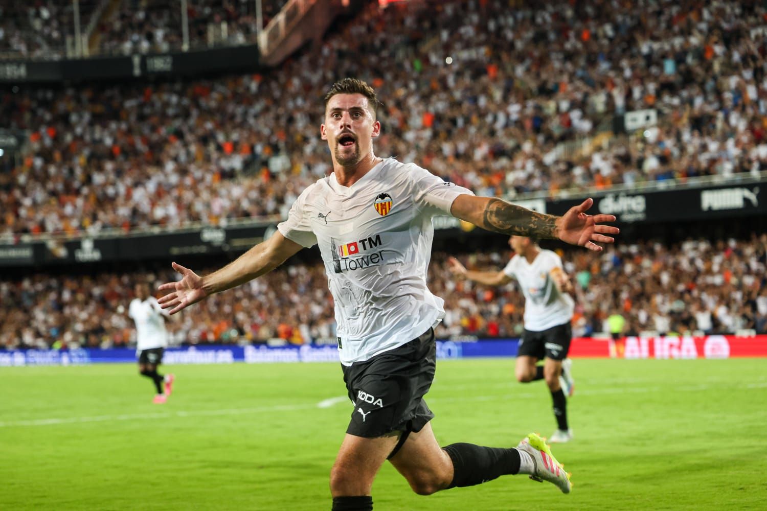 El Valencia CF - Athletic Club jugado en Mestalla, en imágenes