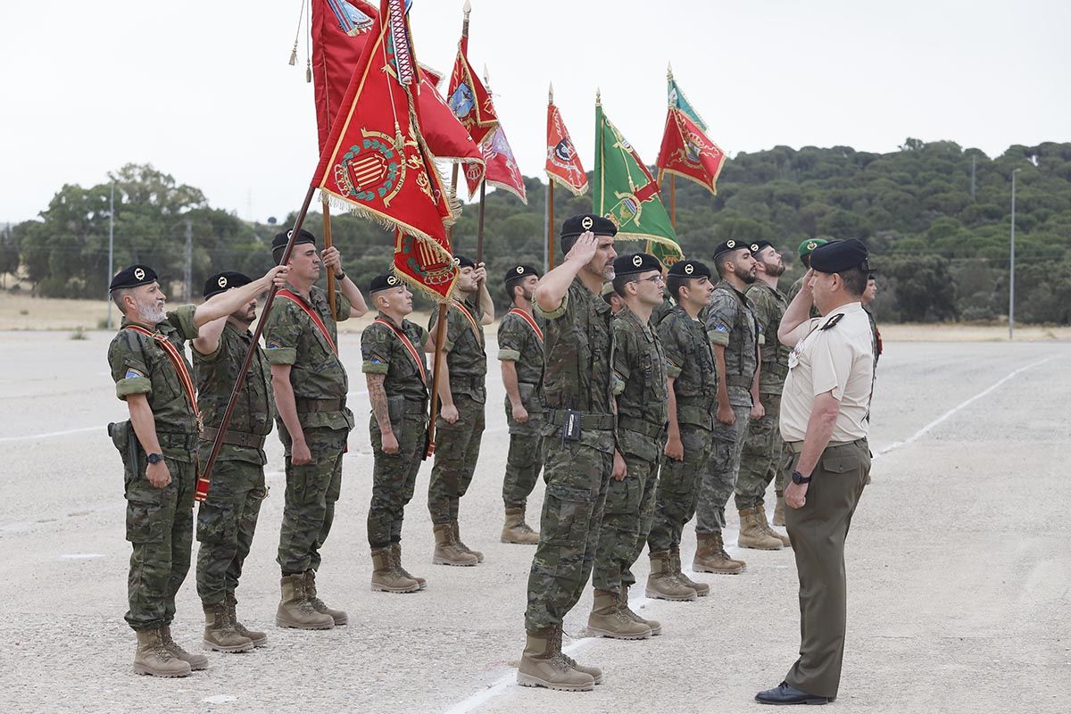 Despedida del contingente de la Brigada Guzmán el Bueno con misión en Letonia