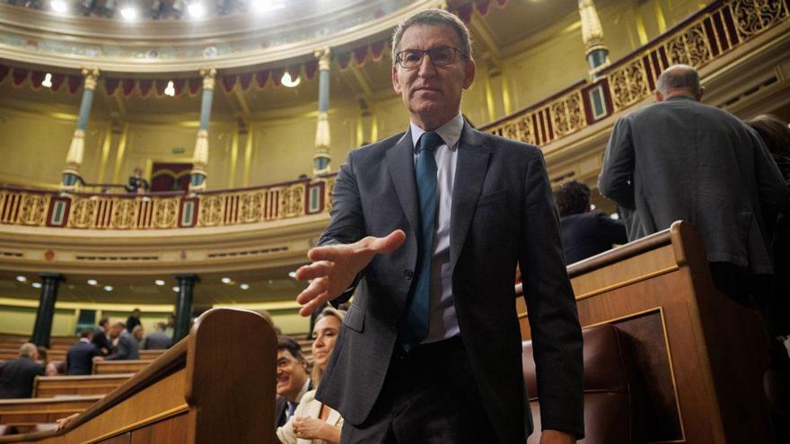 Núñez Feijóo arriba al debat d’investidura sense suports garantits