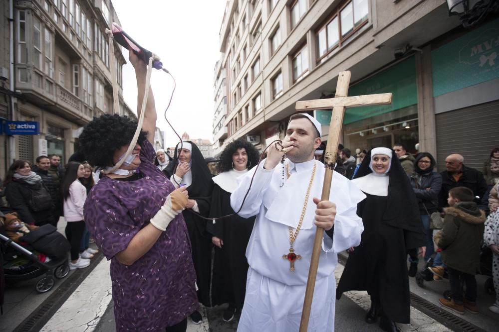 Las calles de A Estrada acogieron el desfile