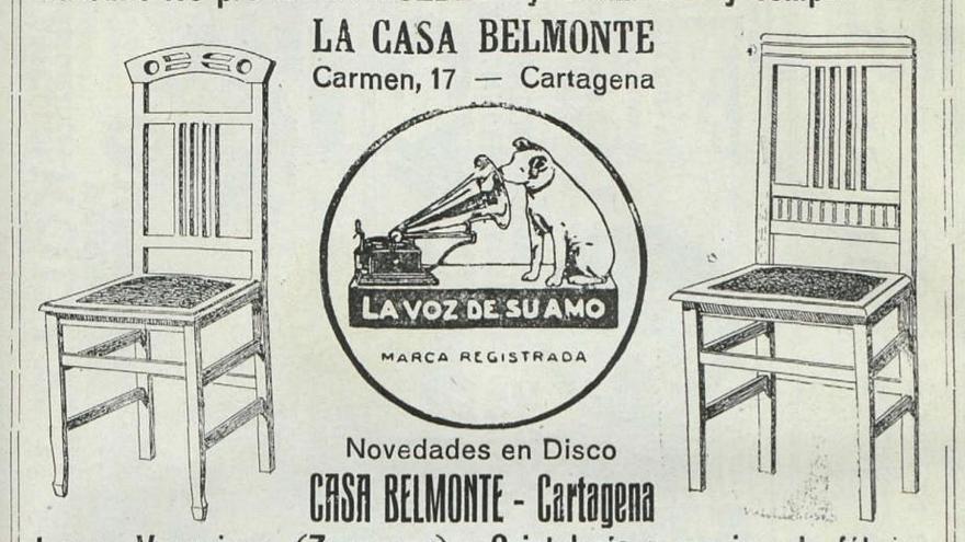 Publicidad de la Casa Belmonte