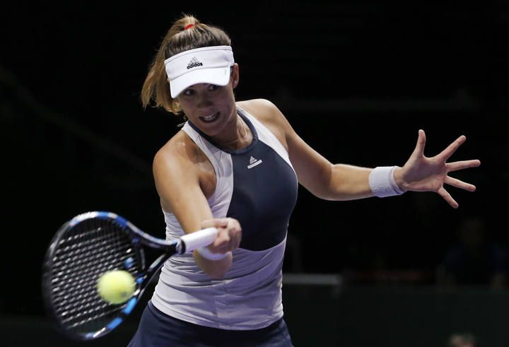 Garbiñe Muguruza alcanza las semifinales del Masters de Singapur