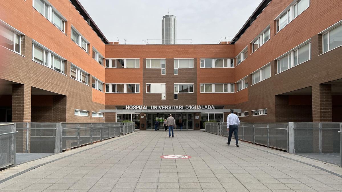 Entrada a l'Hospital Universitari d'Igualada