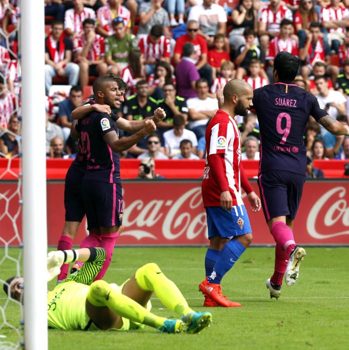 Partido Sporting de Gijón - F. C. Barcelona