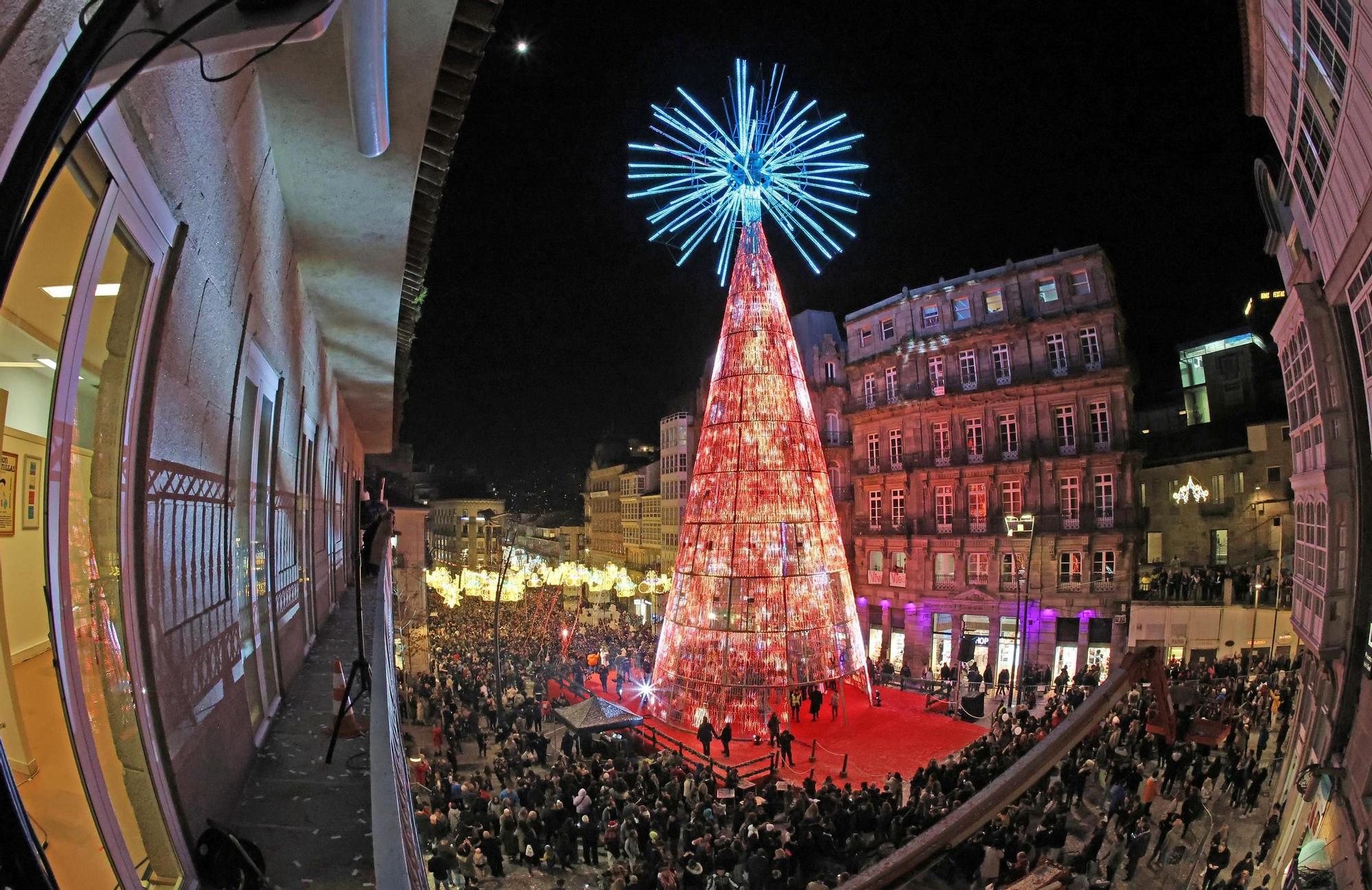 La Navidad de Vigo ya deslumbra al mundo