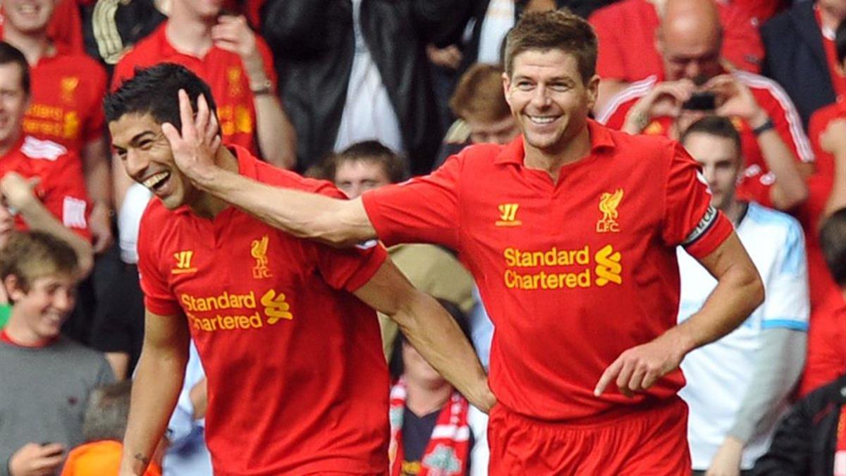 Luis Suárez y Gerrarc compartieron vestuario en el Liverpool tres años y medio