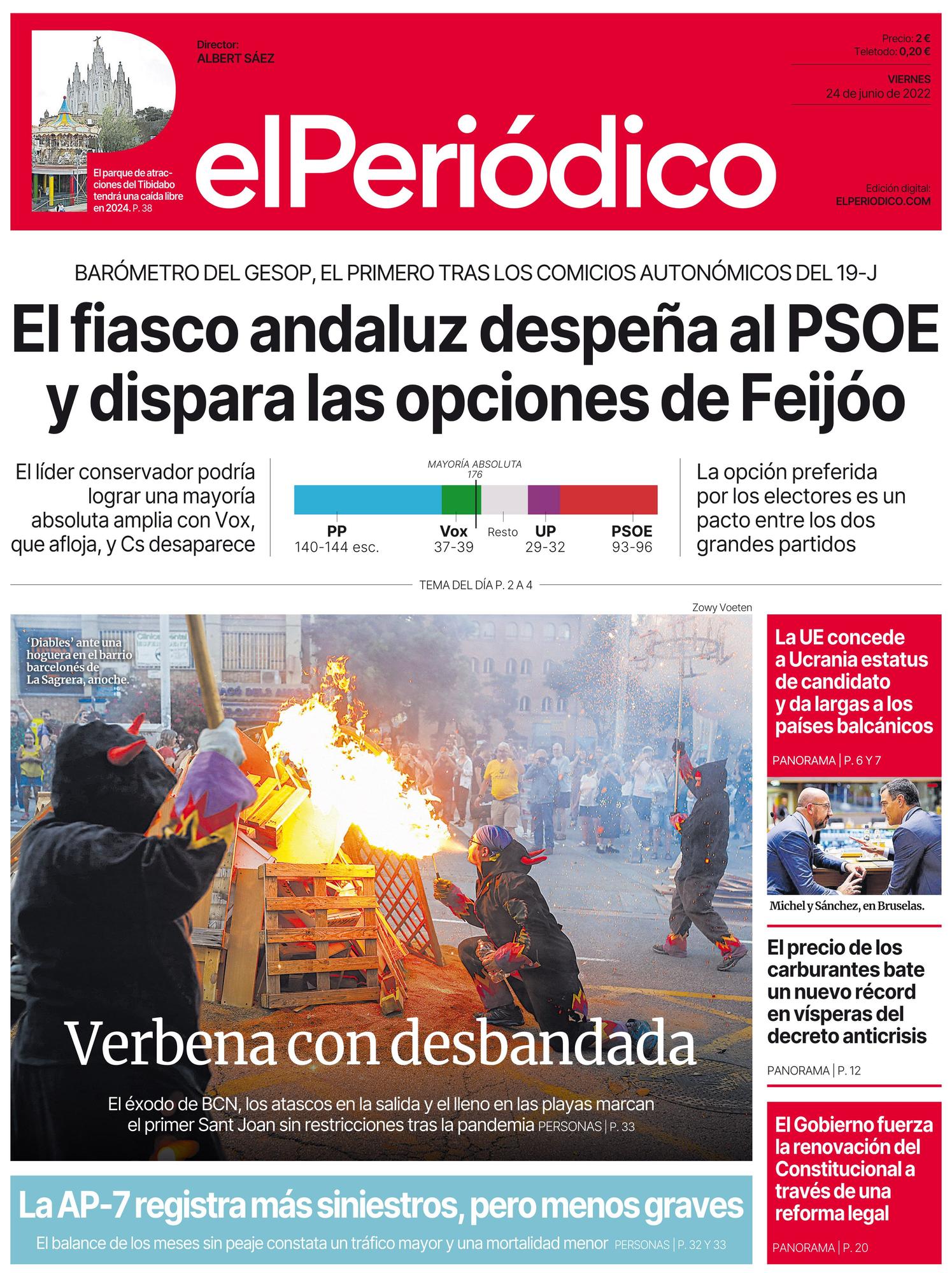 Portada del 24 de junio de 2022