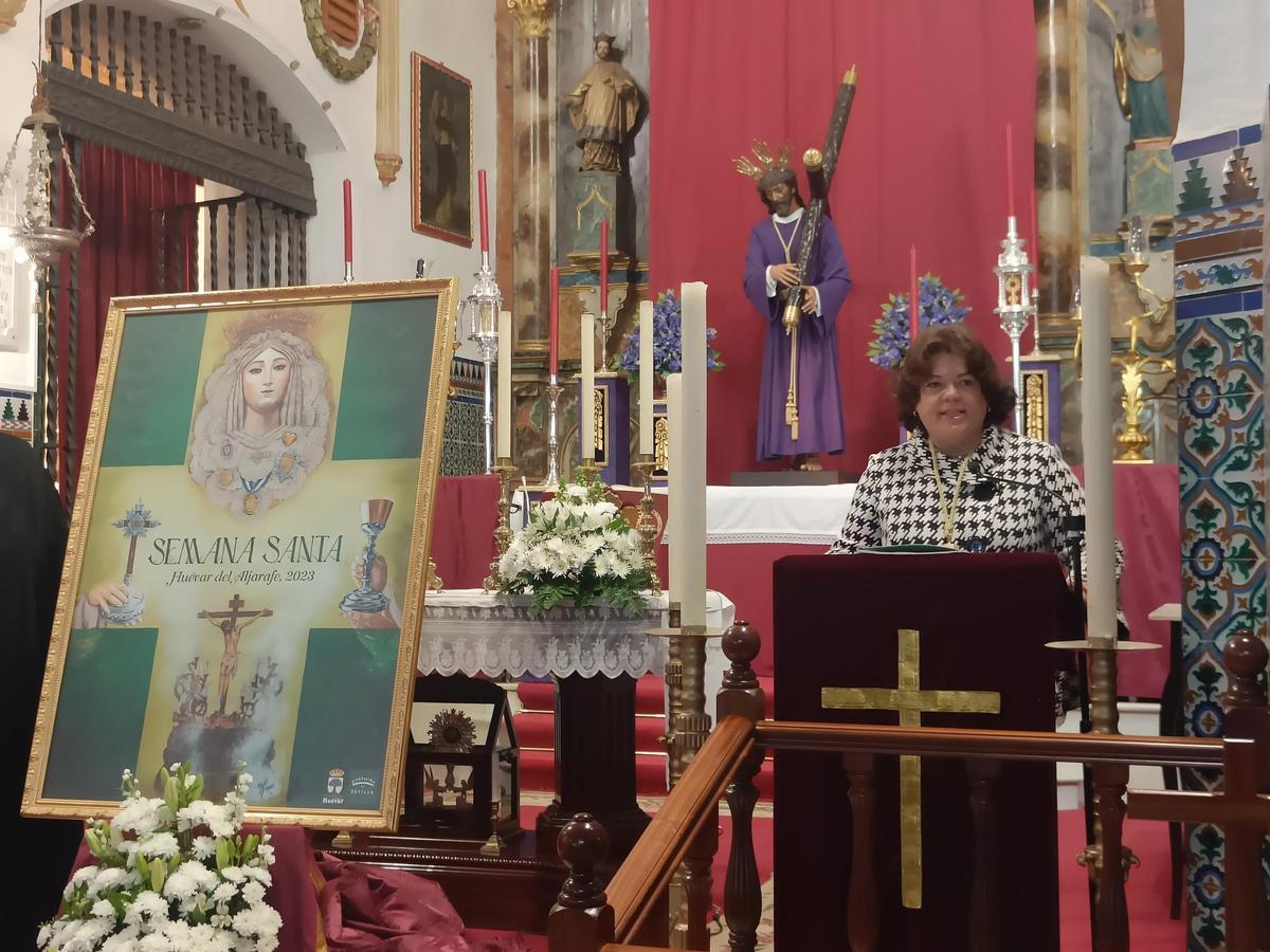 La alcaldesa de Huévar del Aljarafe, María Eugenia Moreno
