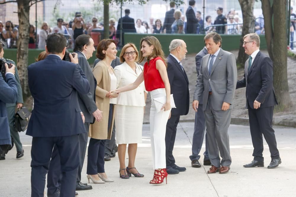 Visita de la Reina Letizia al colegio Quirinal