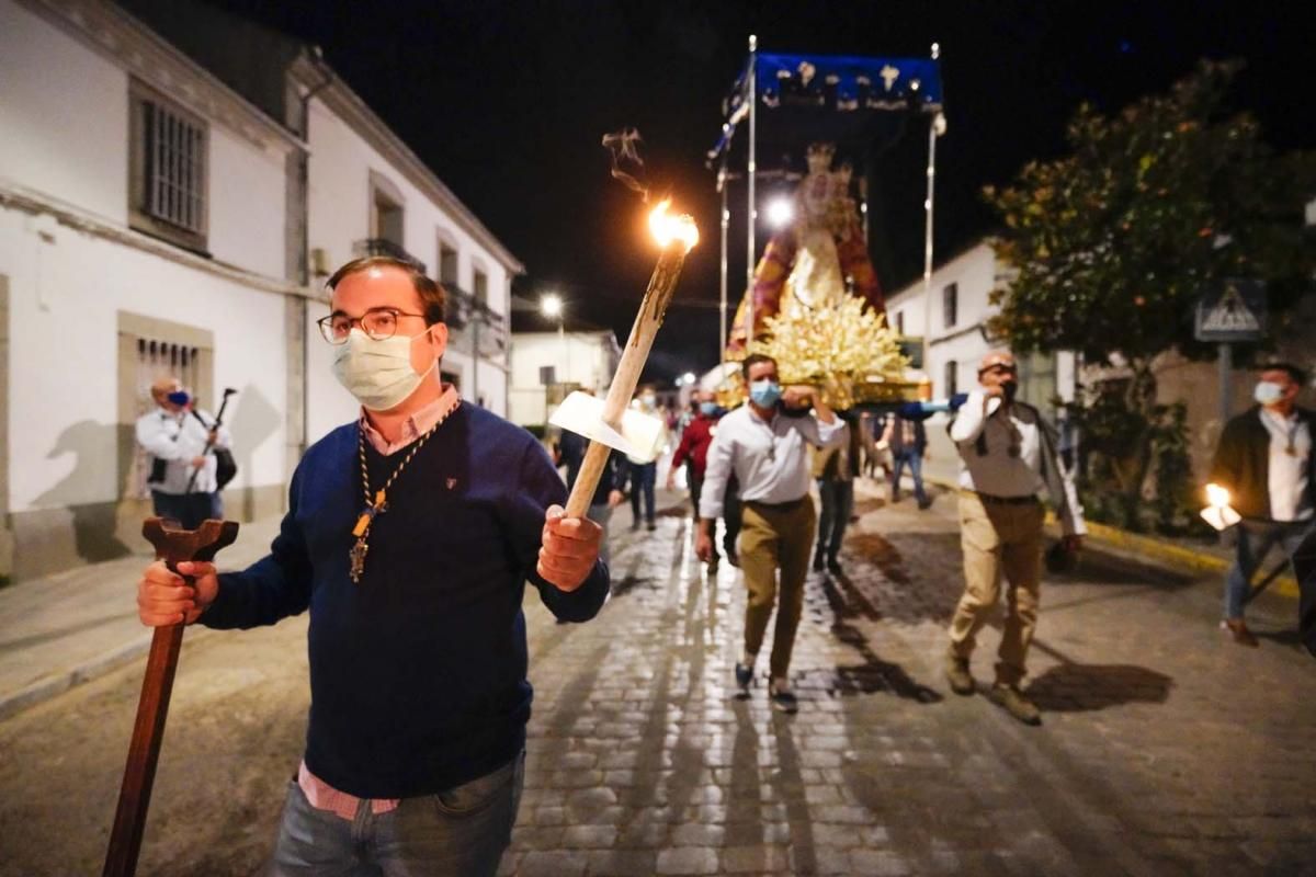 La Virgen de Luna regresa a su santuario desde Villanueva de Córdoba