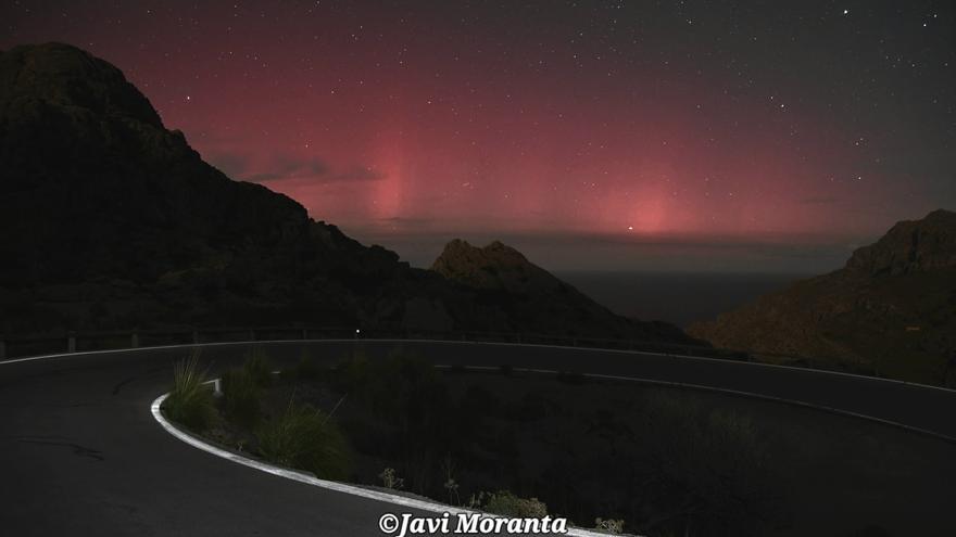 Auroras boreales vuelven a iluminar el cielo de Mallorca
