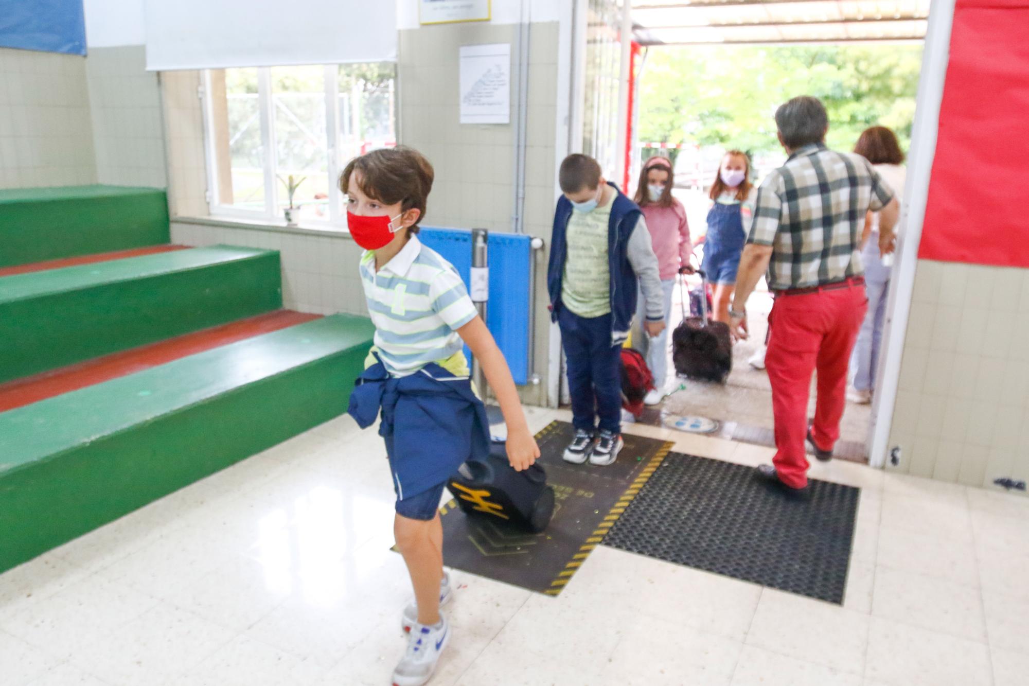 Las imágenes de la vuelta al cole en Galicia