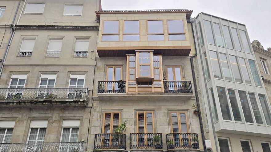 Aval judicial al Concello de Vigo a la orden de precinto de un edificio en el centro de la ciudad en el que se hacían obras sin licencia